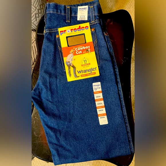 Wrangler Jeans Cowboy Cut 32x34 New With Tags Original - Picture 1 of 2